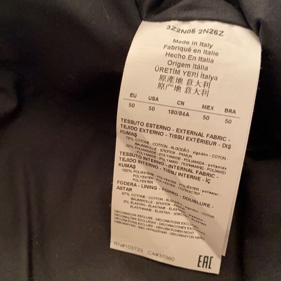 Emporio Armani Woven Cotton‎ Blend Skirt  NWT Large - Picture 12 of 14